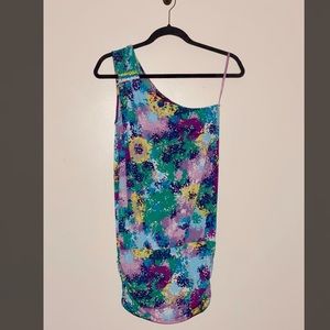 BCBG cut out  shoulder dress Xs